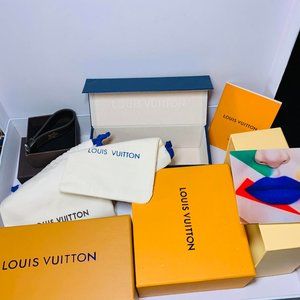 Louis Vuitton Bundle! Millionaire Sunglass Case, Lips Buckle, Strap, +Boxes/Bags